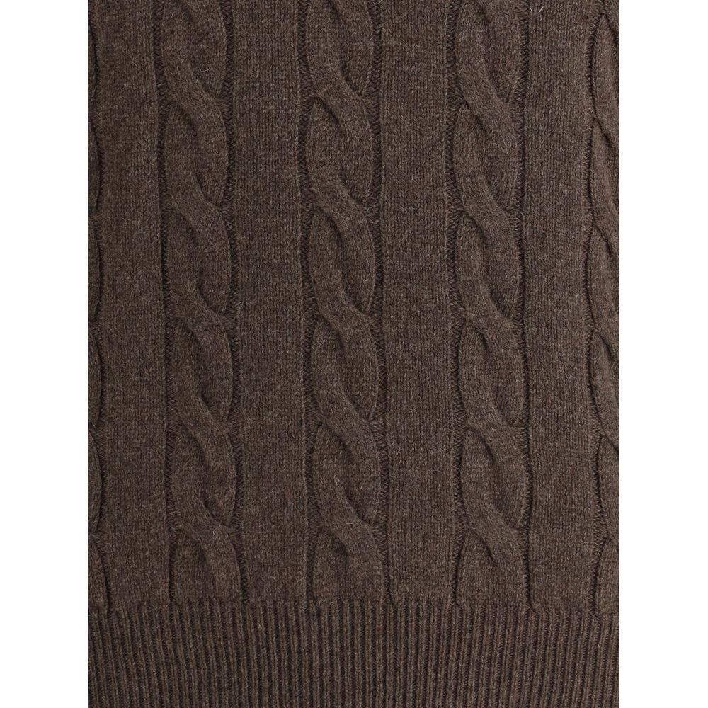 Aragona Cashmere Brun Cashmere Rullekrave