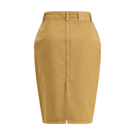 Saint Laurent Denim Pencil Skirt