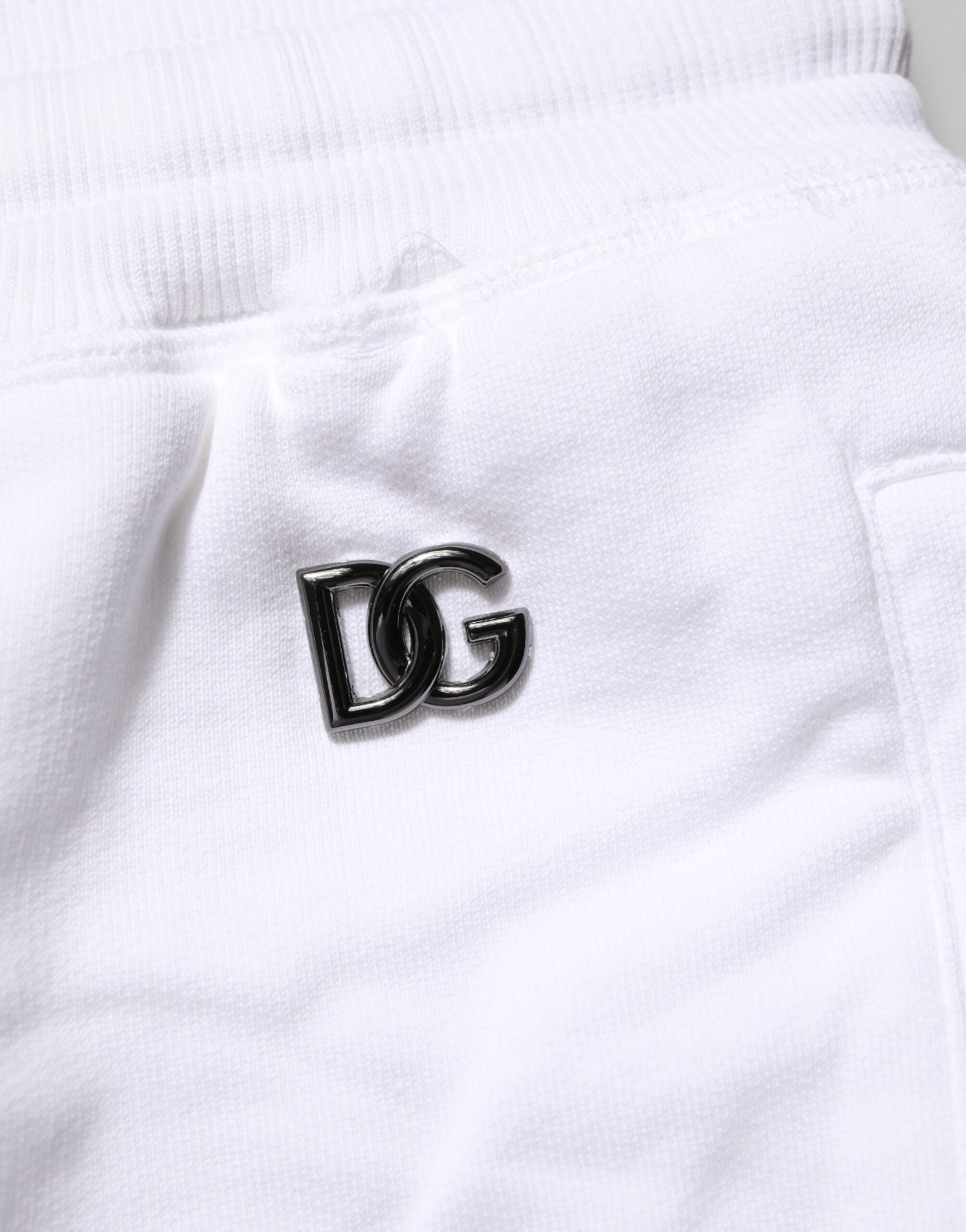 Dolce & Gabbana Hvide Bermudashorts i Bomuld til Herrer