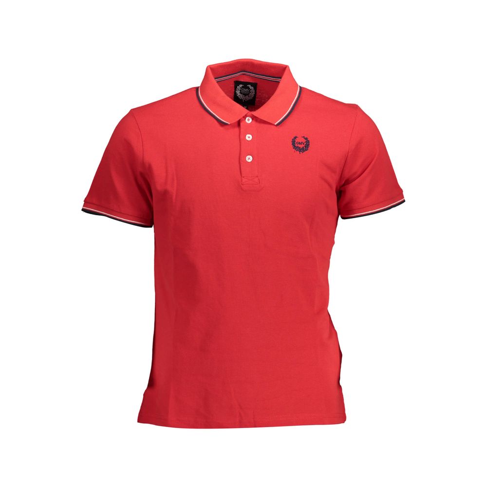 Gianmarco Venturi rød bomuld poloshirt