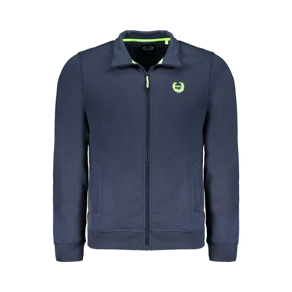 Gianmarco Venturi blå bomulds sweatshirt