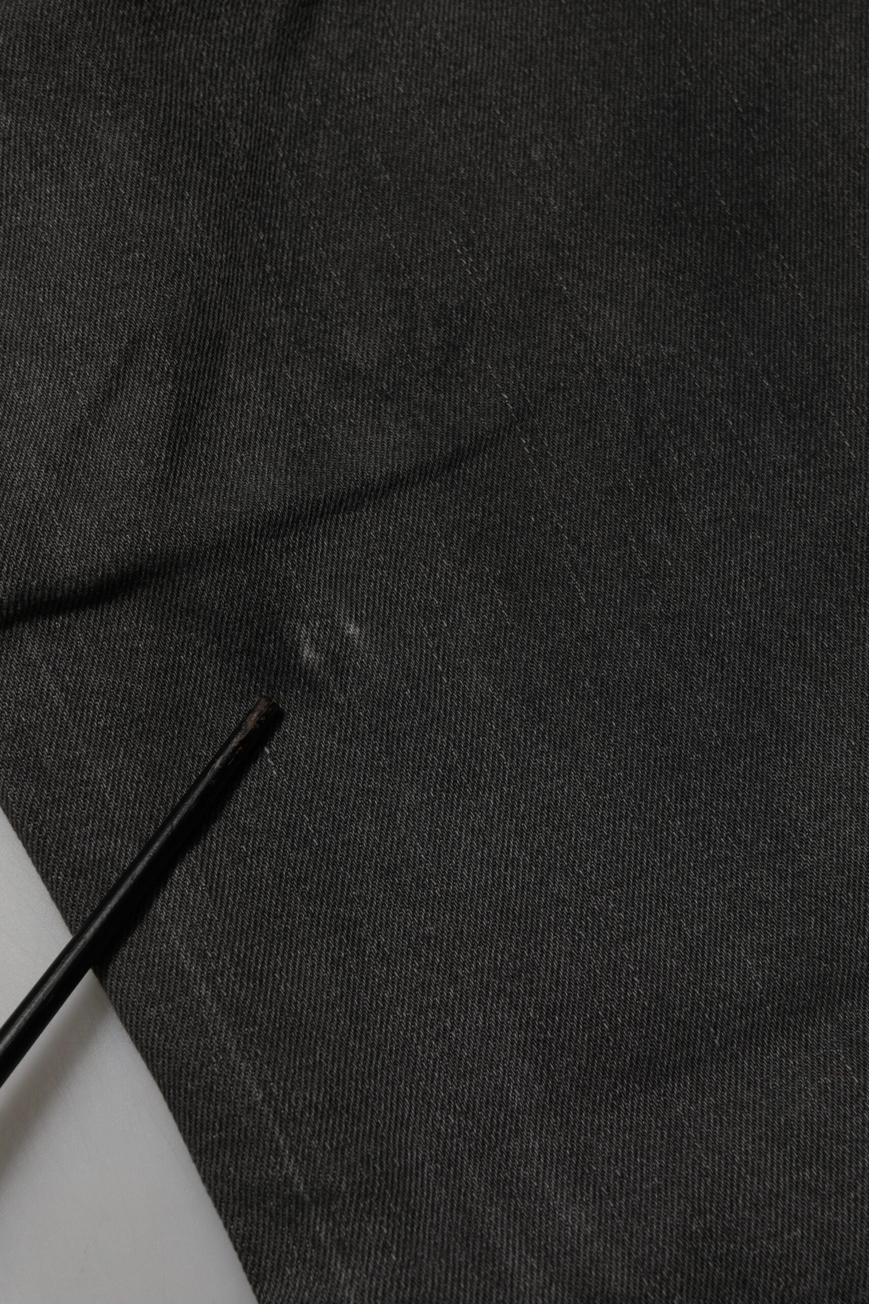 Dolce & Gabbana Mørkegrå Bomuld Skinny Herre Denim Jeans