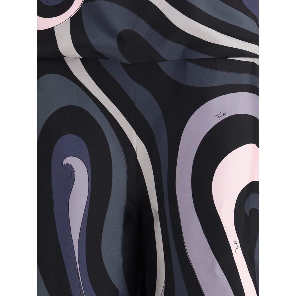 Emilio Pucci Flerfarvet Silkejumpsuit