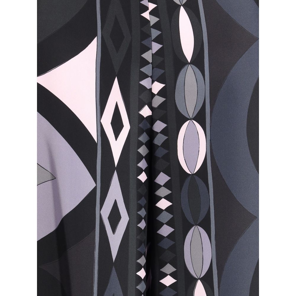 Emilio Pucci flerfarvede silkebukser