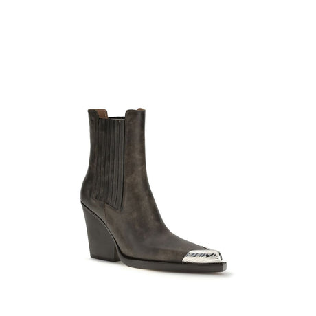 Paris Texas sorte læder ankelstøvler