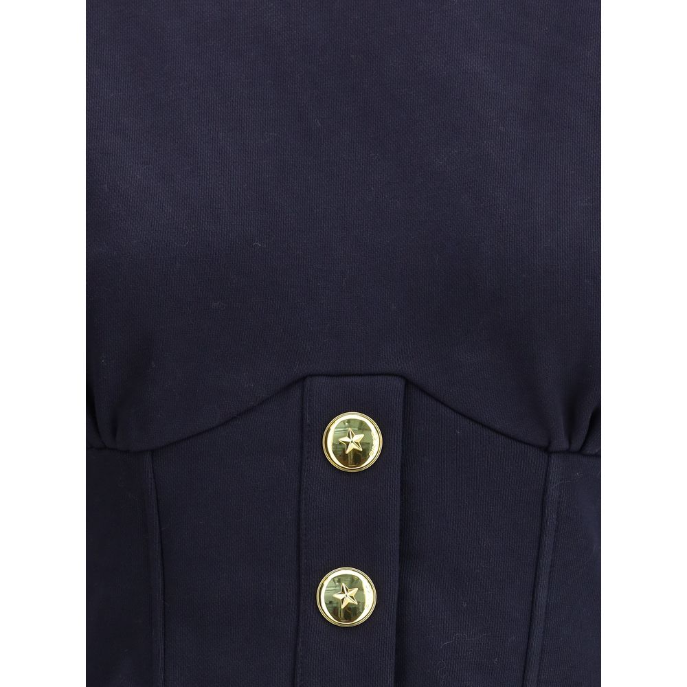 PINKO Blå Bomuldssweatshirt