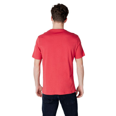 Armani Exchange Red Cotton T-Shirt