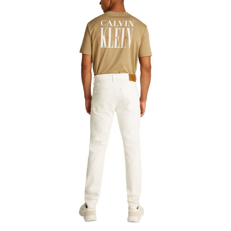 Calvin Klein Jeans Hvide Bomulds Skinny Jeans