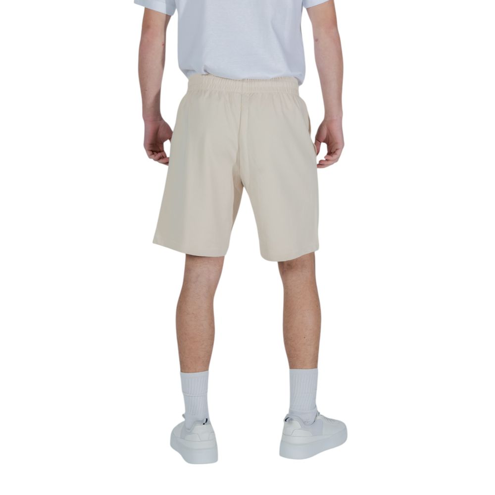 EA7 Emporio Armani Beige Bomulds Bermudashorts