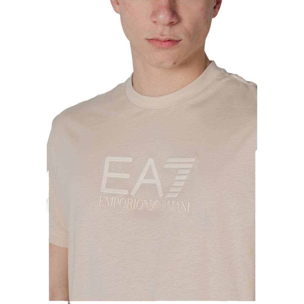 EA7 Emporio Armani Hvid Bomuldspoloshirt