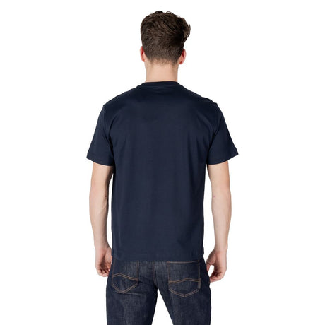 EA7 Emporio Armani blå T-shirt i bomuld