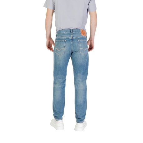 Replay Blå Bomulds Skinny Jeans