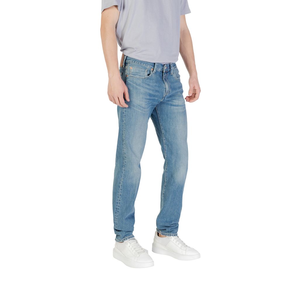 Replay Blå Bomulds Skinny Jeans