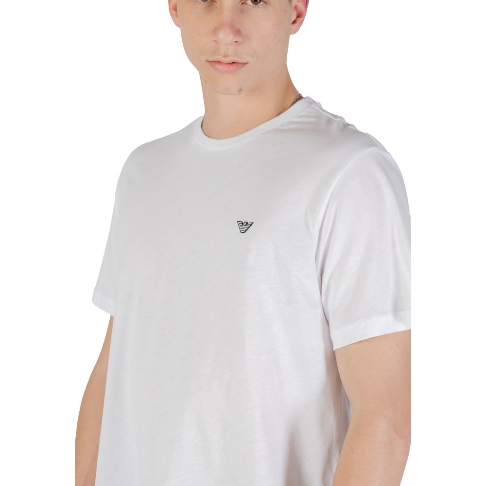 Emporio Armani Undertøj Hvid T-shirt i bomuld
