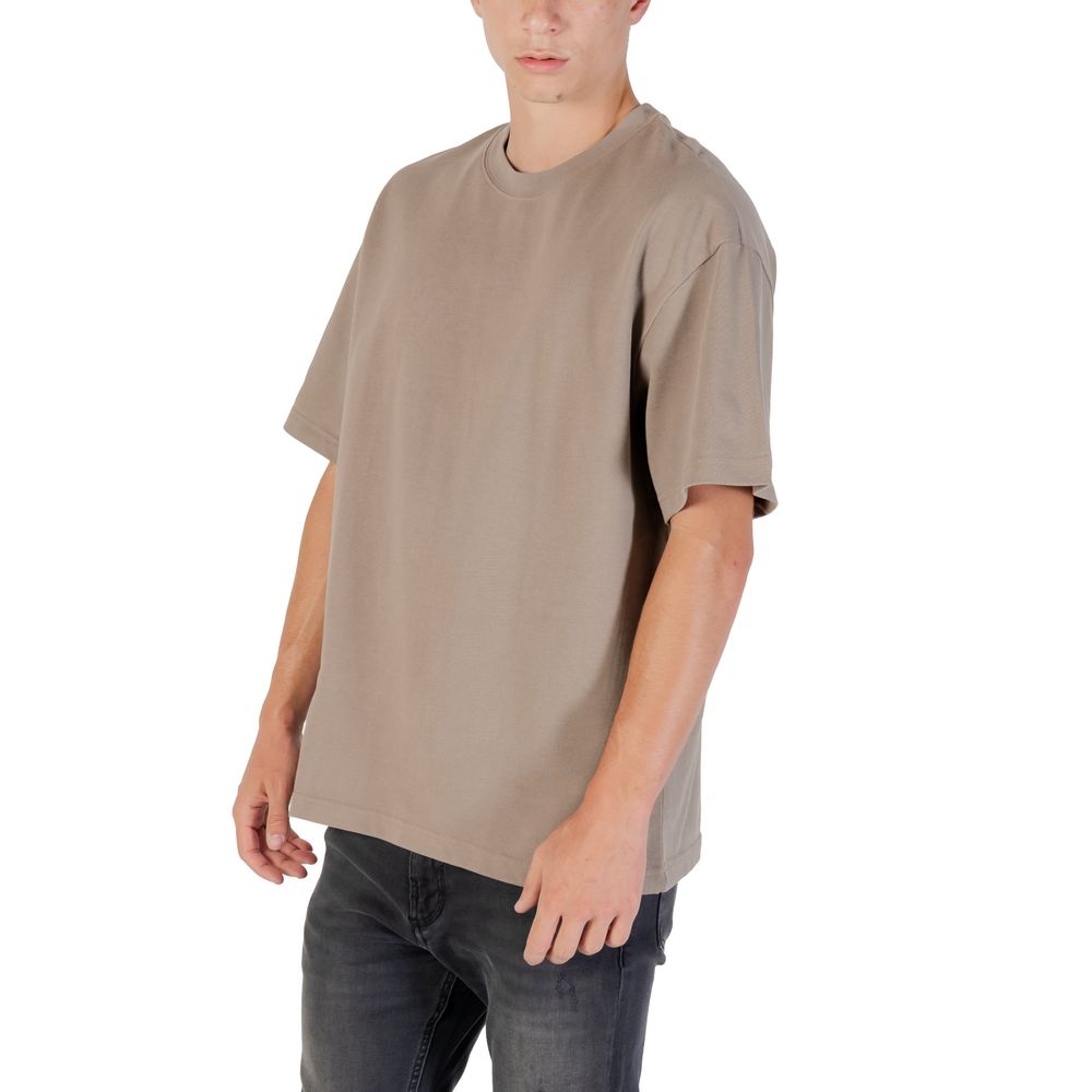 Gianni Lupo Beige Bomulds T-shirt