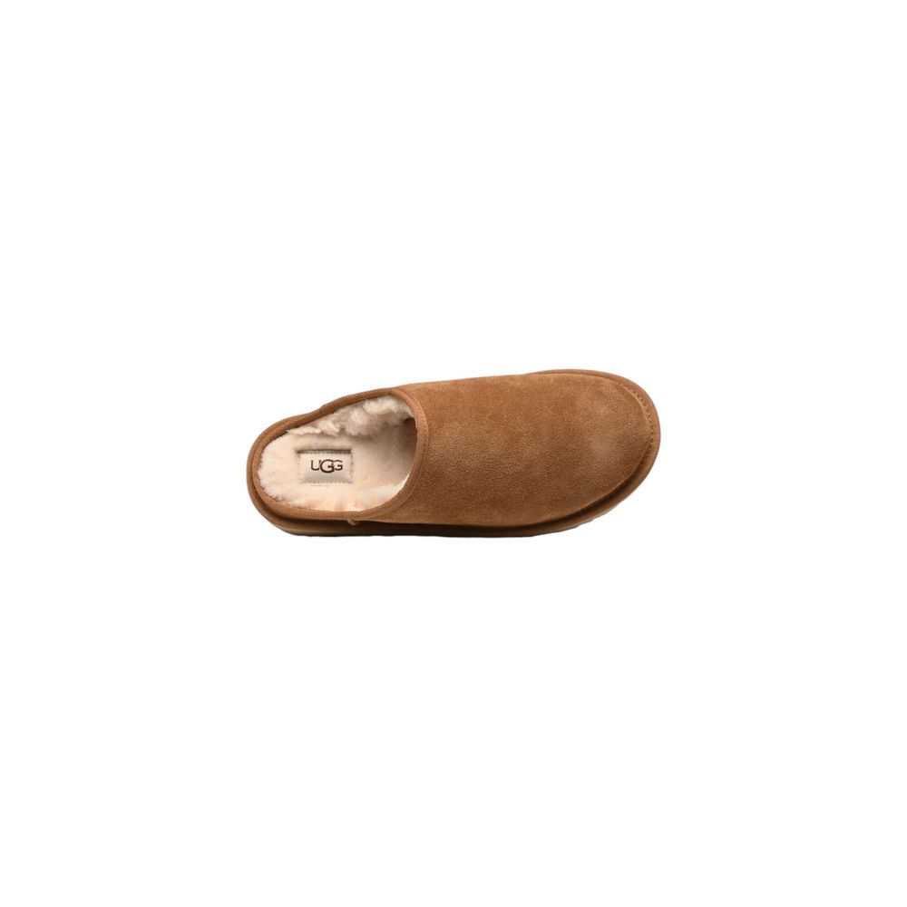 UGG Beige Ruskinds Læder Træsko