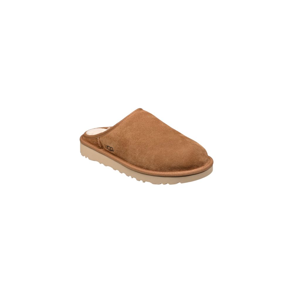 UGG Beige Ruskinds Læder Træsko