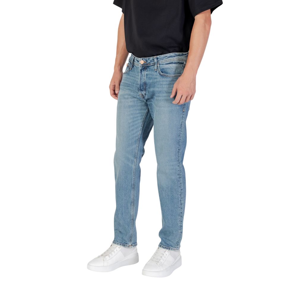 Jack Jones Blå Bomulds Skinny Jeans