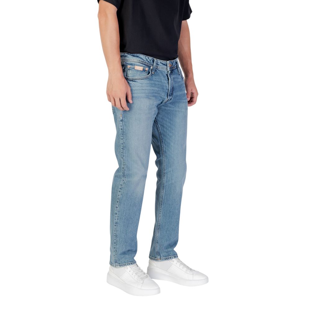 Jack Jones Blå Bomulds Skinny Jeans