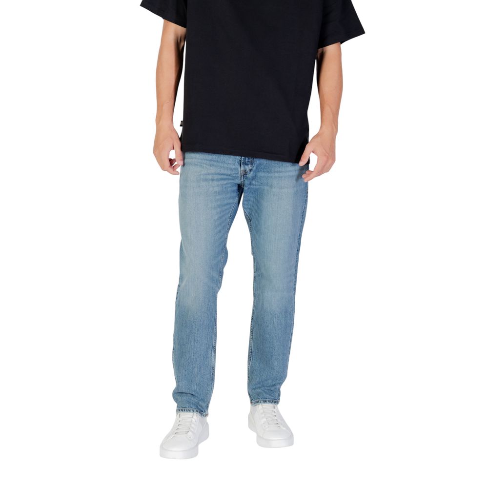 Jack Jones Blå Bomulds Skinny Jeans