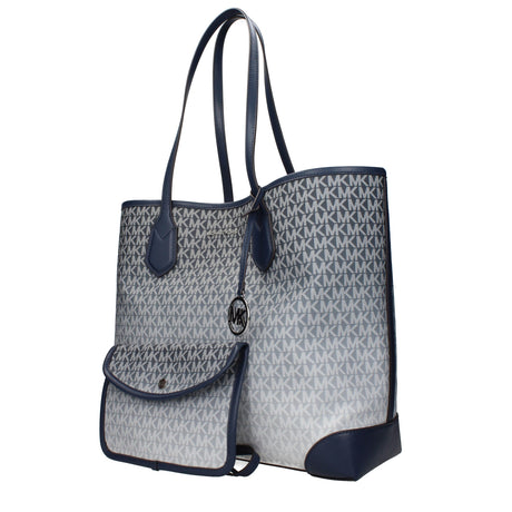 Michael Kors Blue Fabric Shoulder Bags