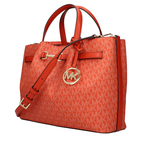 Michael Kors Orange Fabric Handbag