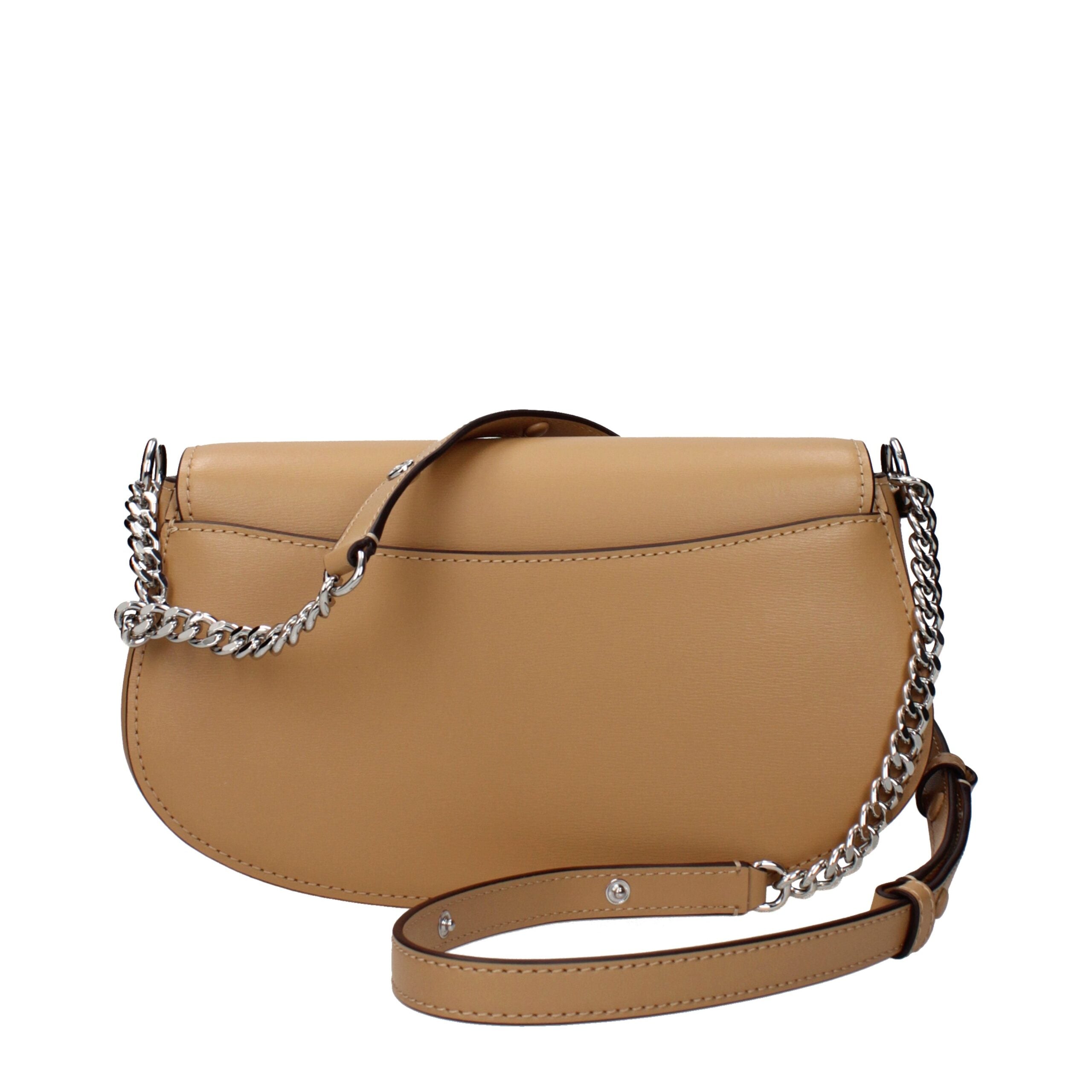 Michael Kors Brown Leather Shoulder Bag