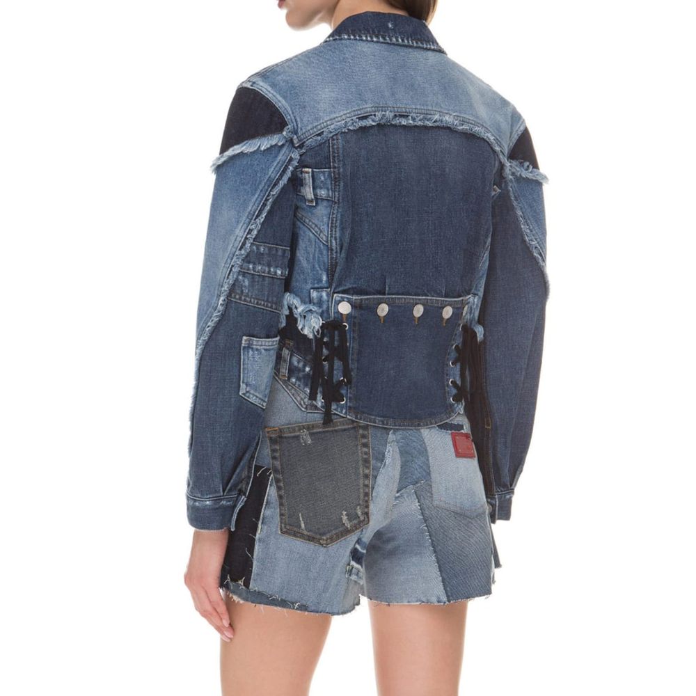 Dolce & Gabbana Denim Patchwork Jakke