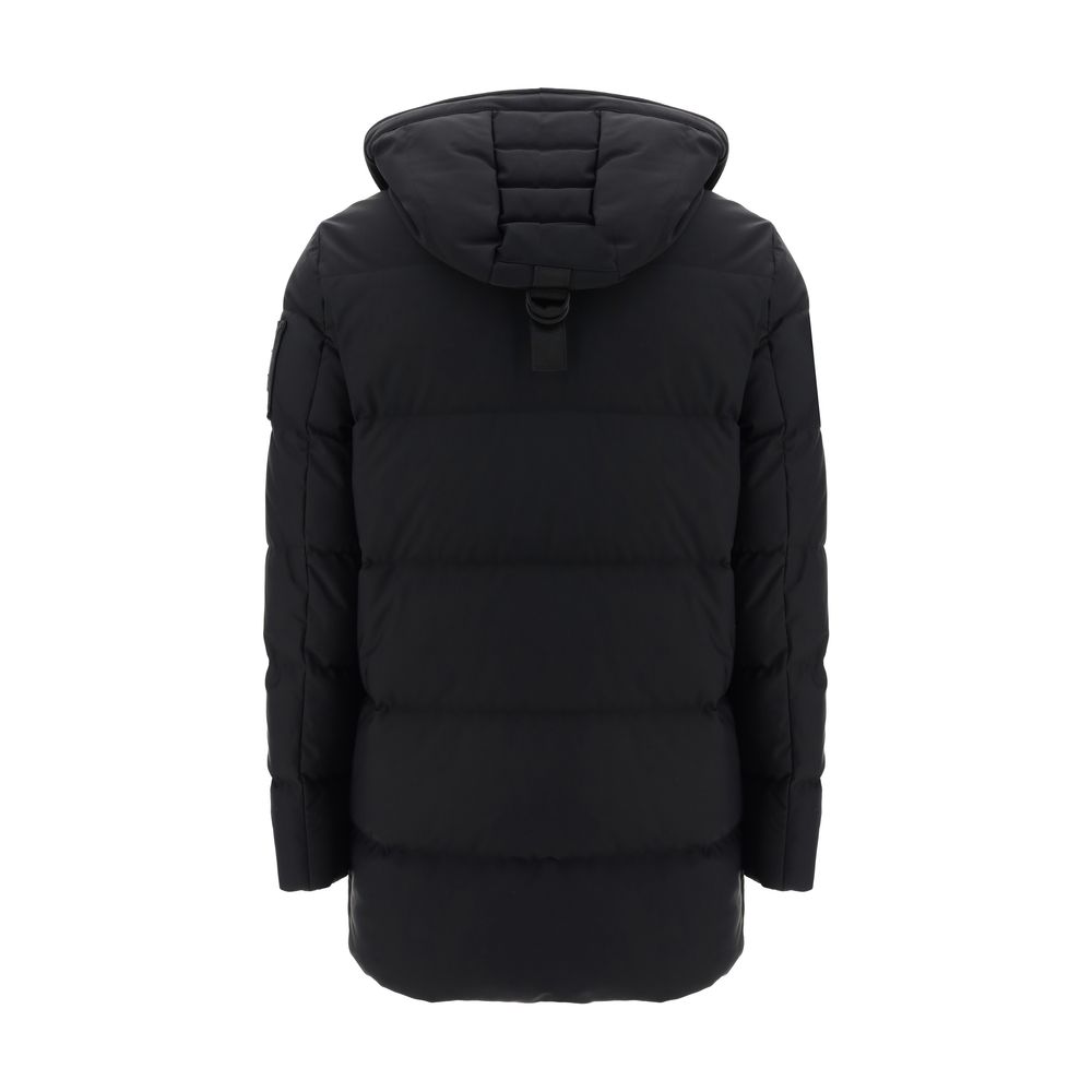 Moose Knuckles Sort Nylon Parka