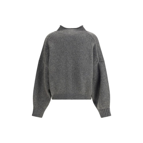 Khaite Grå Cashmere Cashmere Sweater