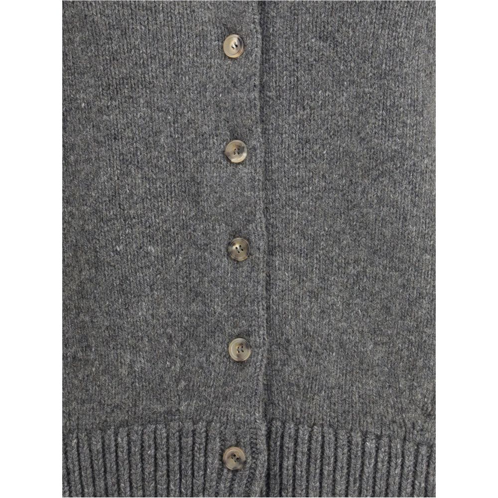 Khaite Grå Cashmere Cashmere Sweater