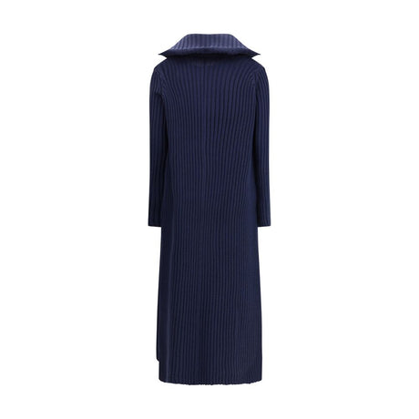 Balenciaga Blue Polyester Full-Length Jacket