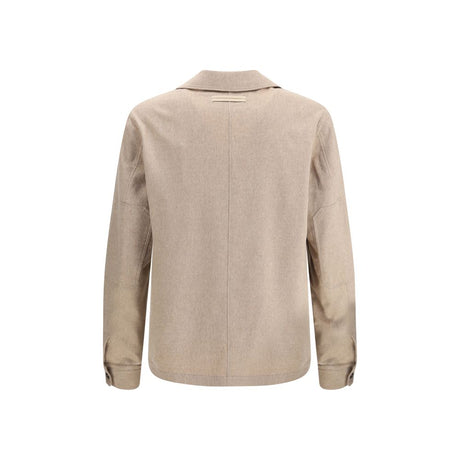 ZEGNA Beige bomuldsfrakke