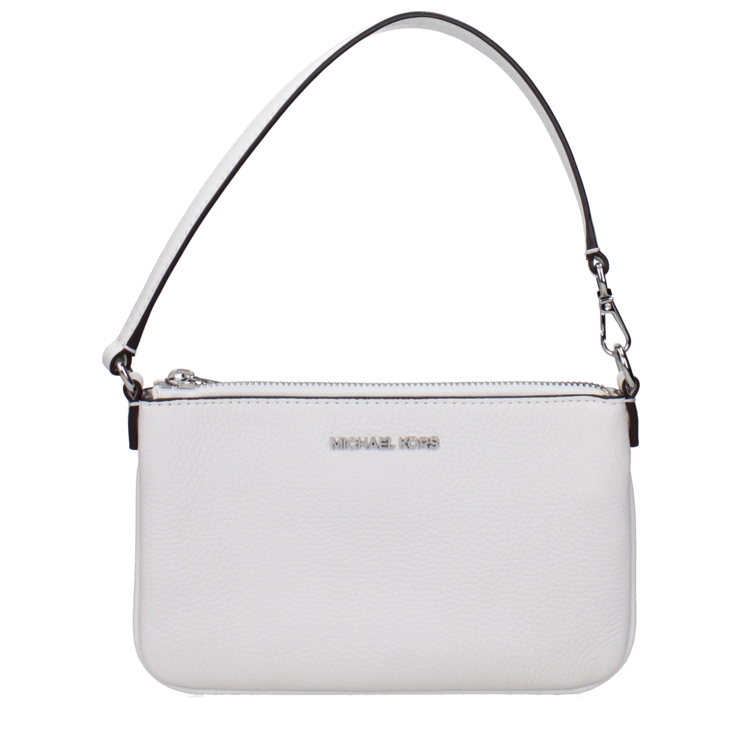 Michael Kors White Leather Handbag