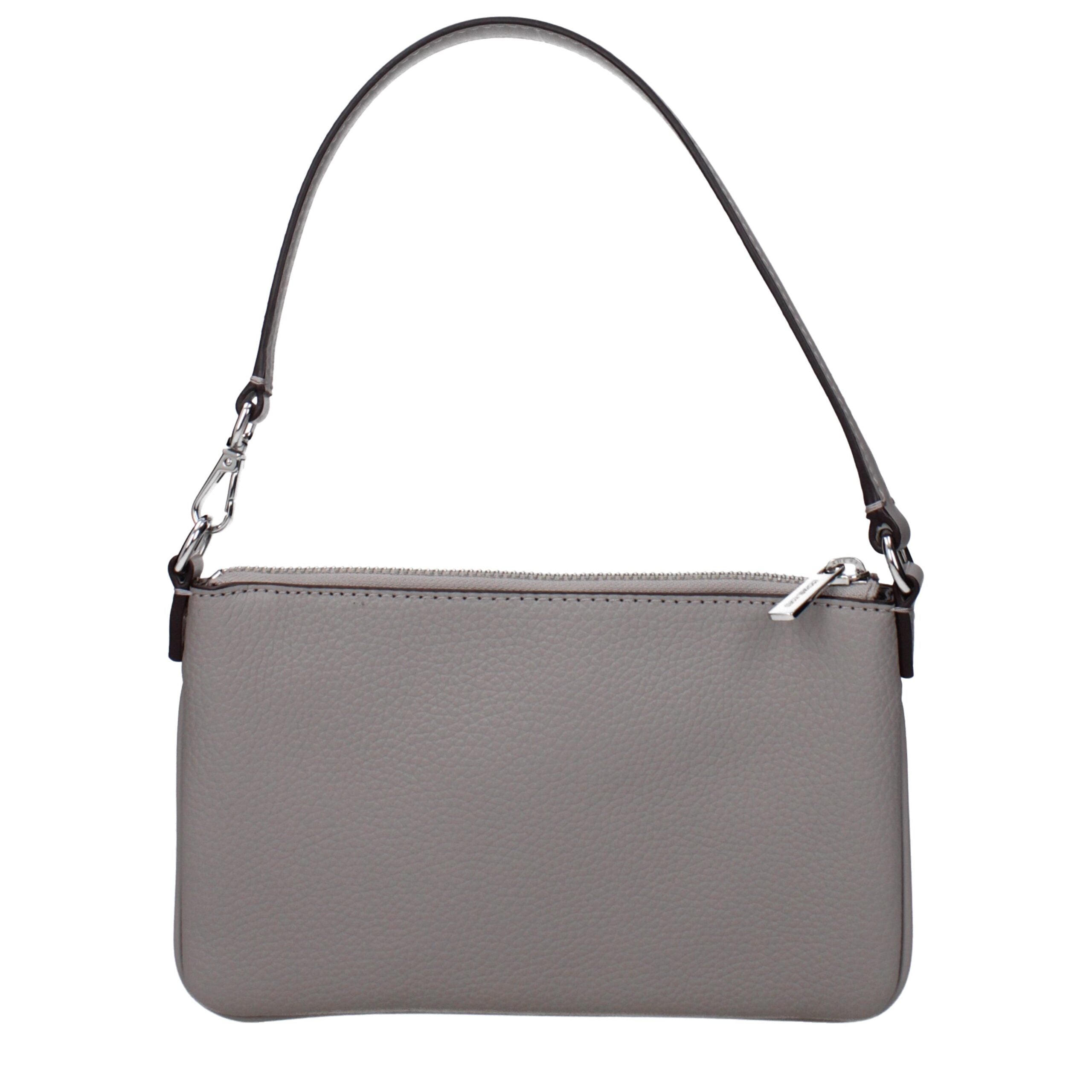 Michael Kors Gray Leather Handbag