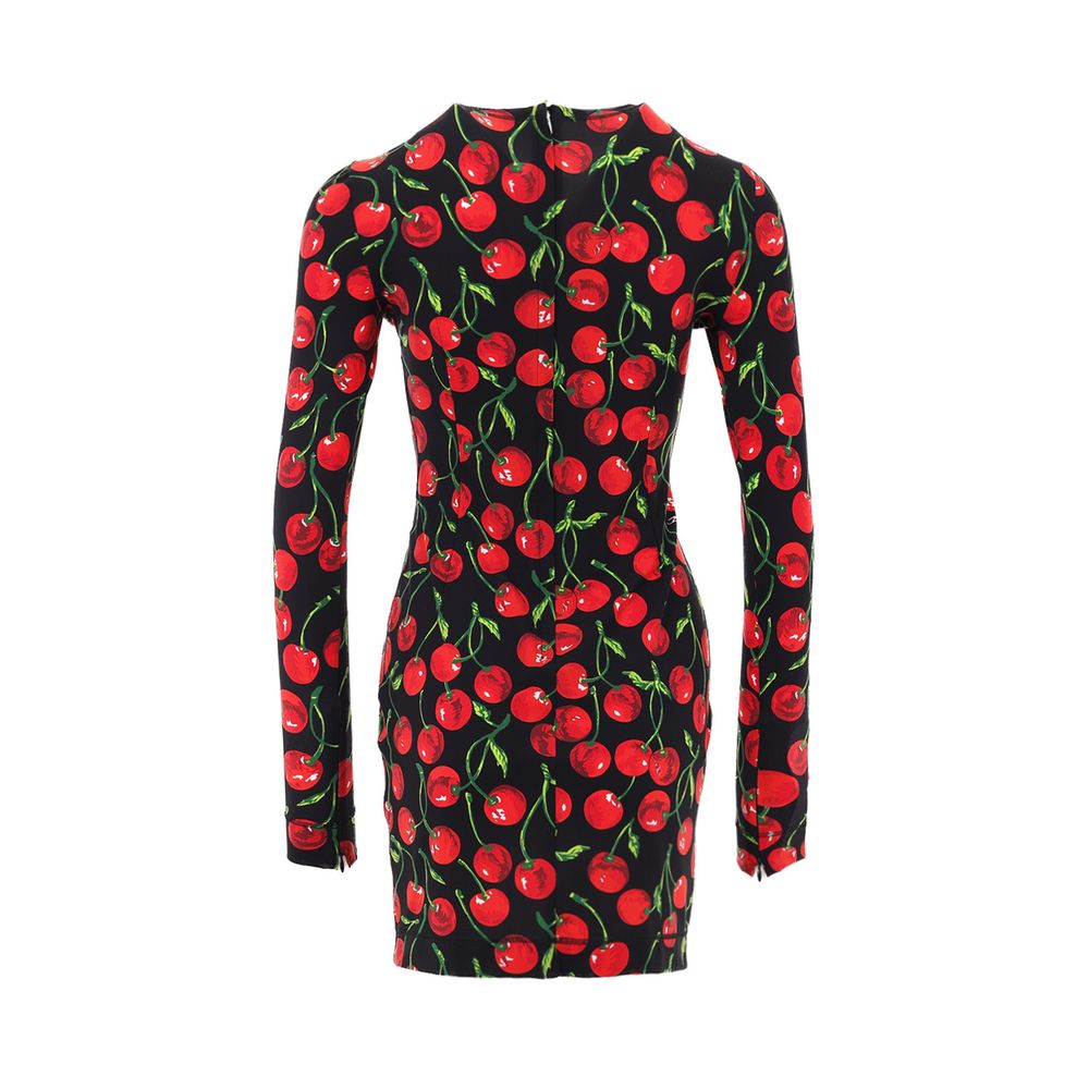 Dolce & Gabbana Tofarvet Polyamid Kort Kjole