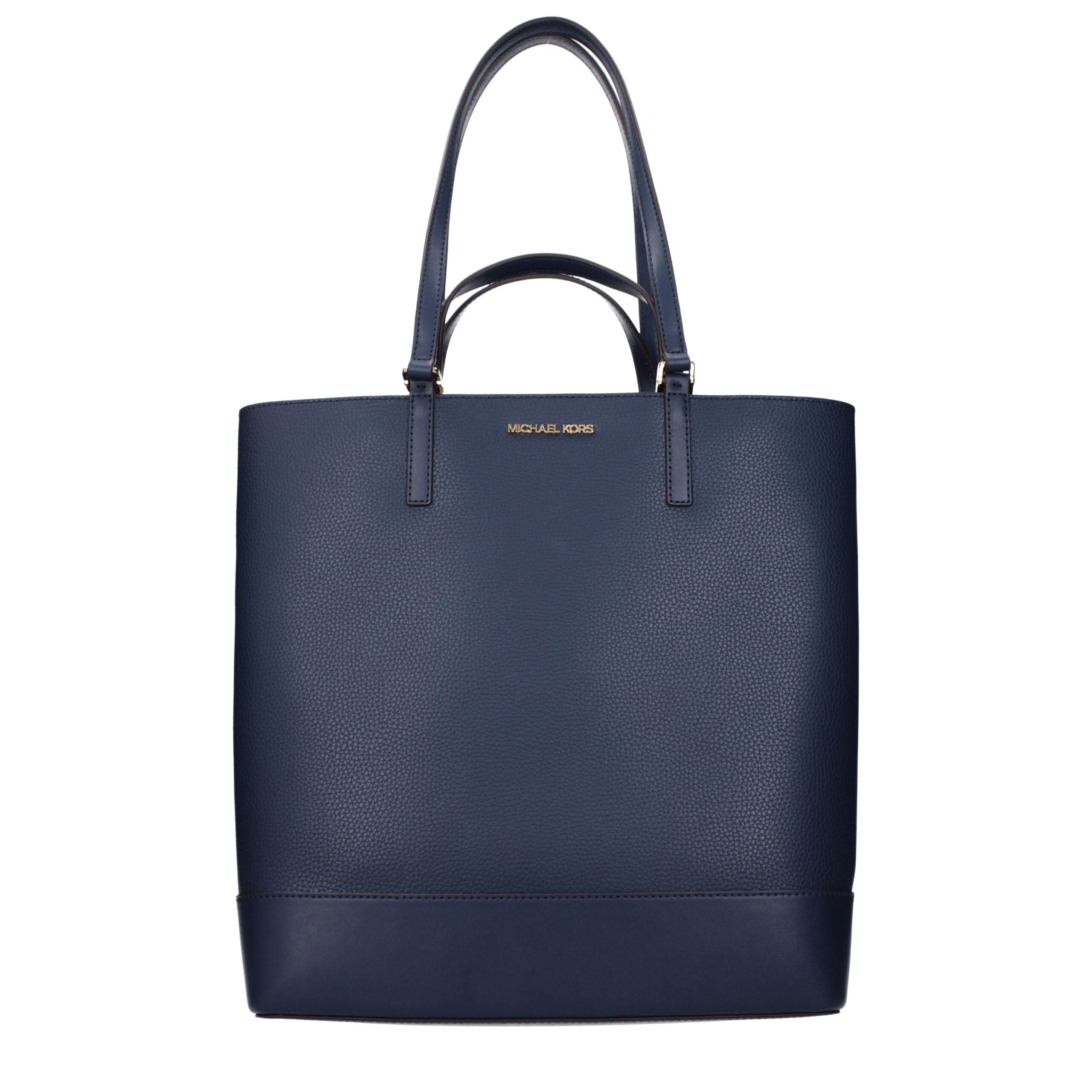 Michael Kors Blue Leather Shoulder Bag