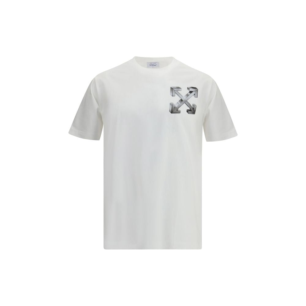 Off-white hvid bomulds-T-shirt