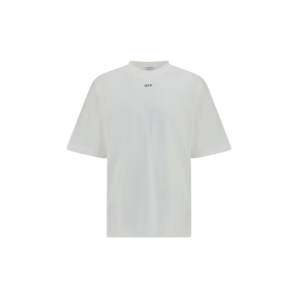 Off-white hvid bomulds-T-shirt