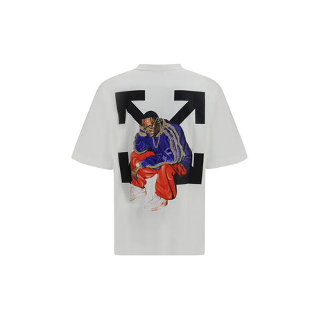 Off-white hvid bomulds-T-shirt
