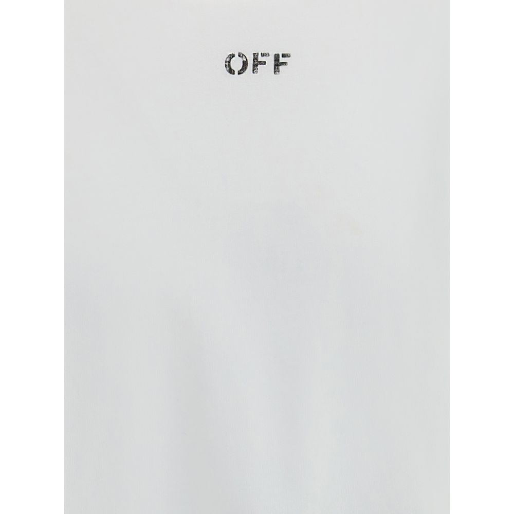 Off-white hvid bomulds-T-shirt