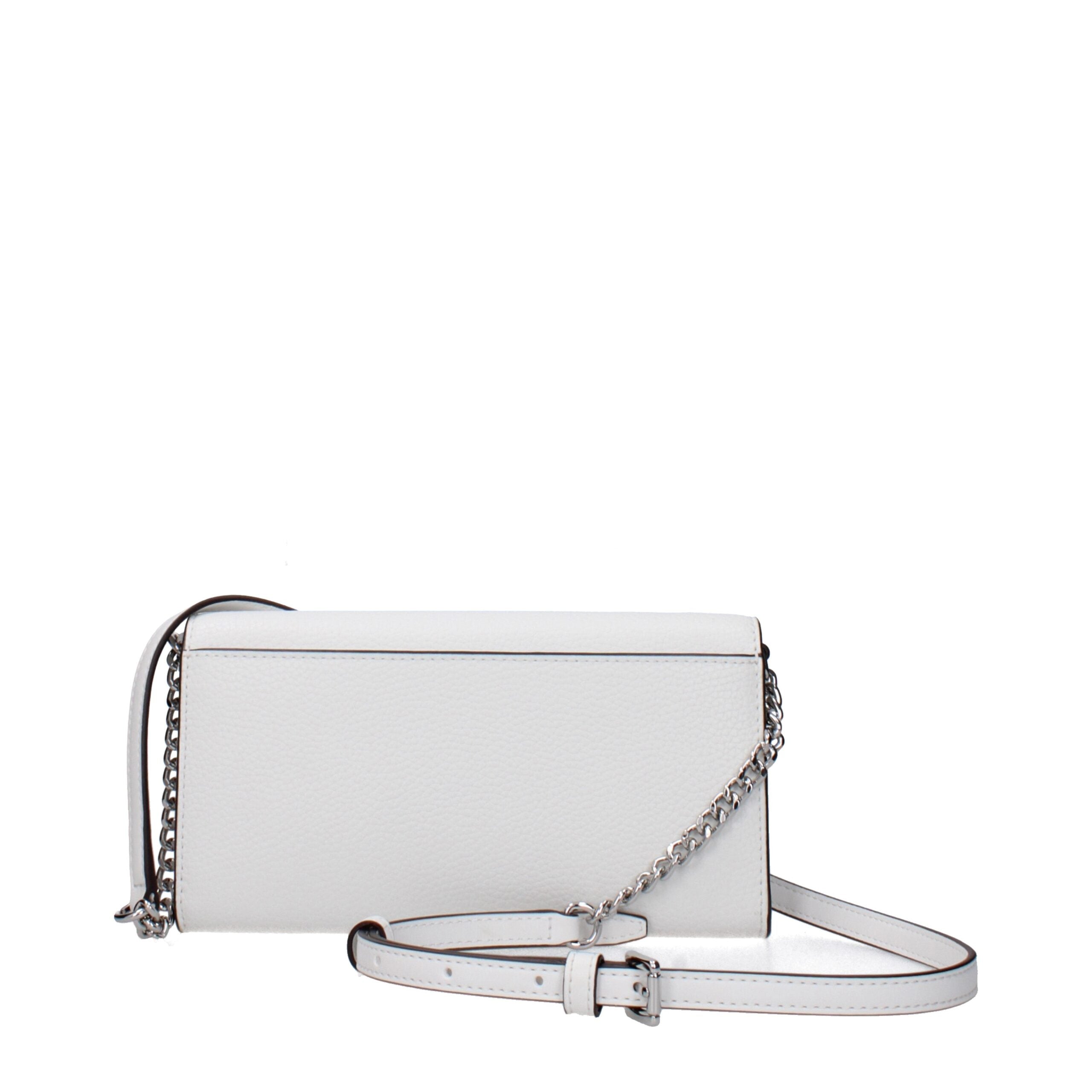 Michael Kors White Leather Clutch Bag