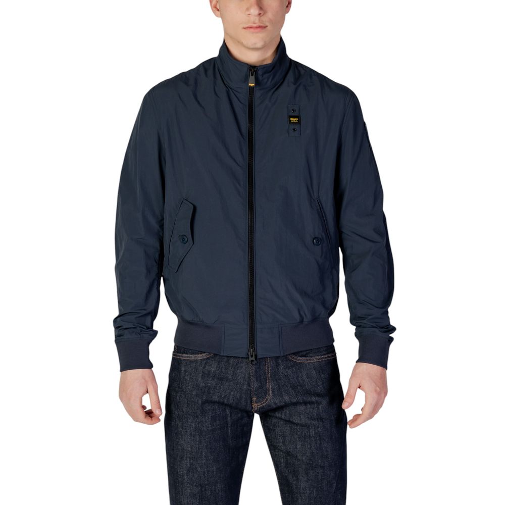 Blauer Blue Polyamide Bomber