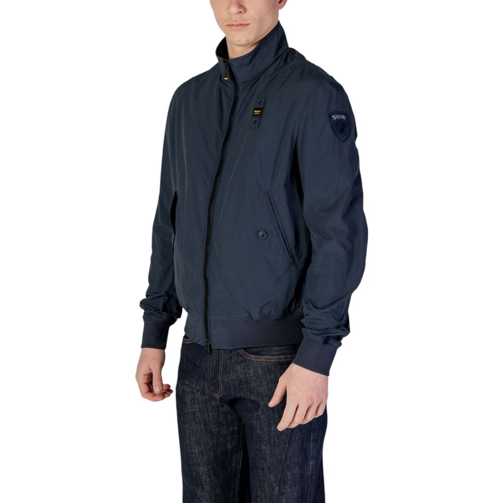 Blauer Blue Polyamide Bomber