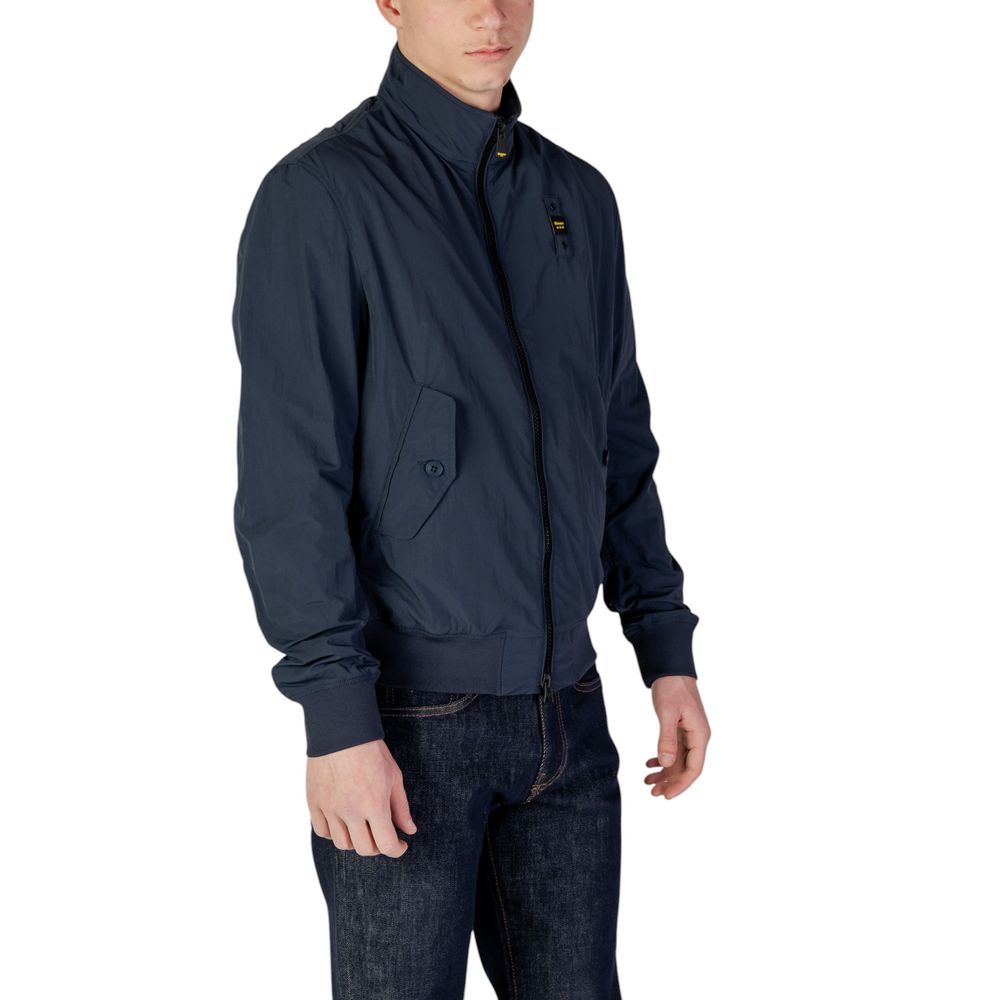 Blauer Blue Polyamide Bomber