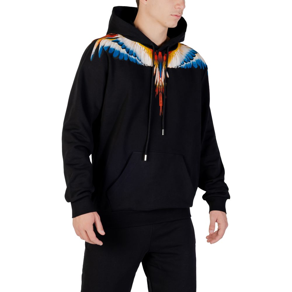 County of Milan Black Cotton Hoody