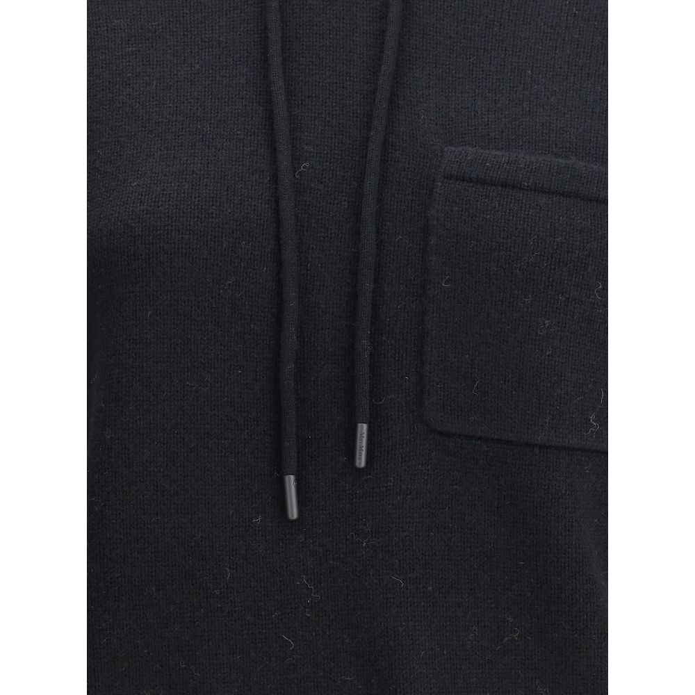 Max Mara Black Wool Hoodie