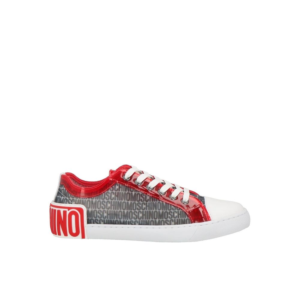 Moschino Couture Hvide Polyester Low Top Sneakers