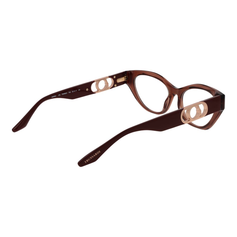 Trussardi Brune Acetat Briller (Stifter)
