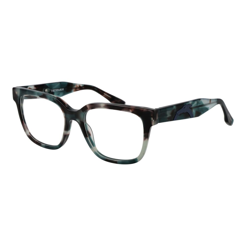 Trussardi flerfarvede acetatbriller (stel)